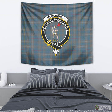 McKerrell of Hillhouse Dress Tartan Tapestry Wall Hanging and Home Decor for Room with Family Crest