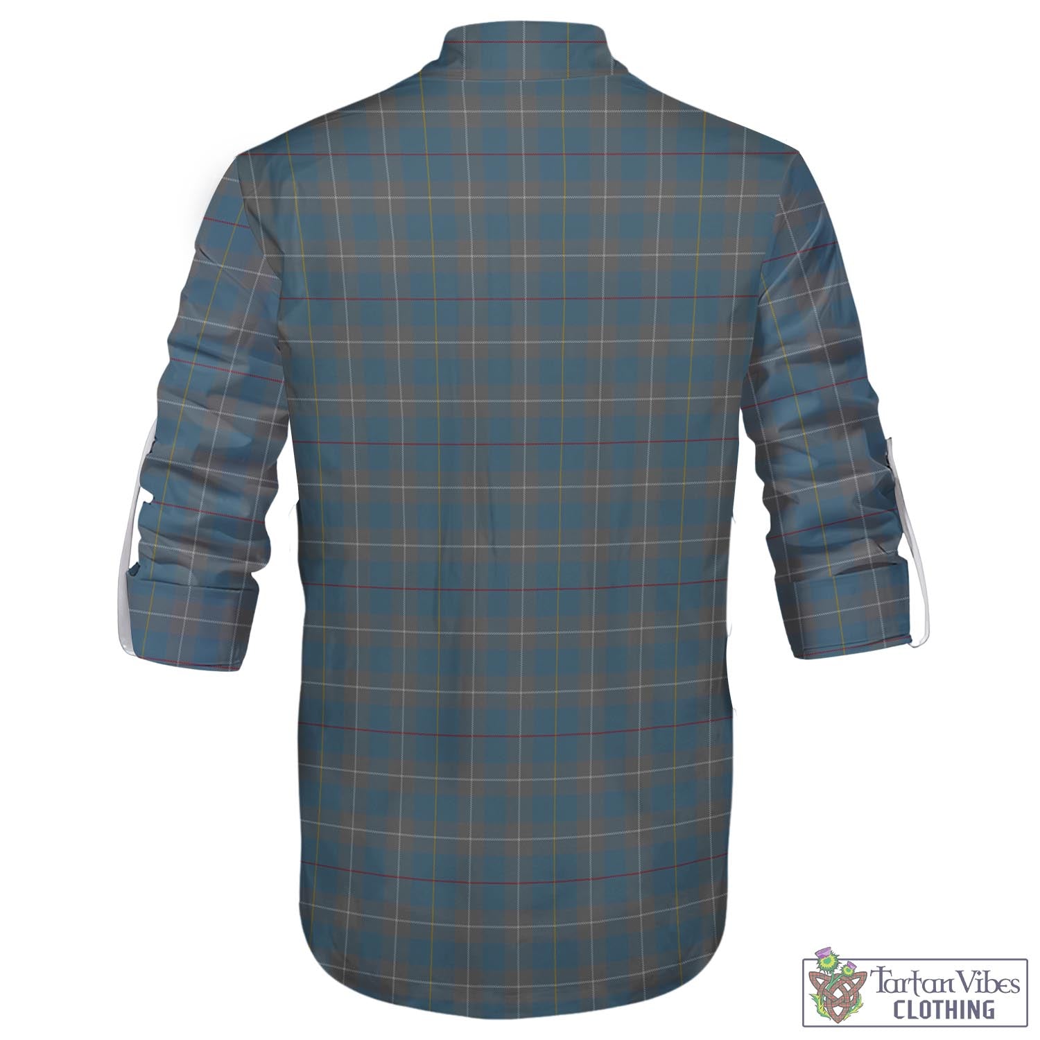 Tartan Vibes Clothing McKerrell of Hillhouse Dress Tartan Men's Scottish Traditional Jacobite Ghillie Kilt Shirt