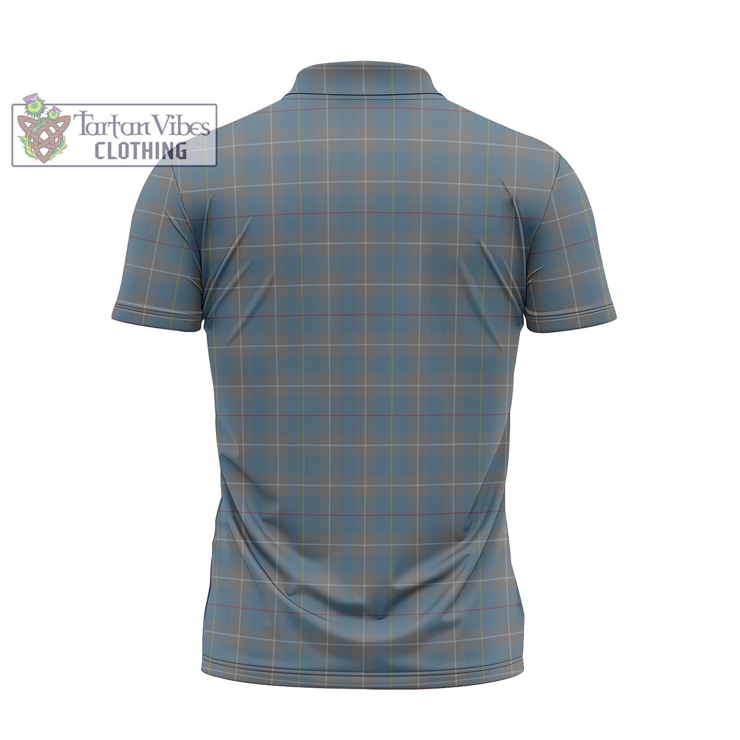 Tartan Vibes Clothing McKerrell of Hillhouse Dress Tartan Zipper Polo Shirt with Family Crest