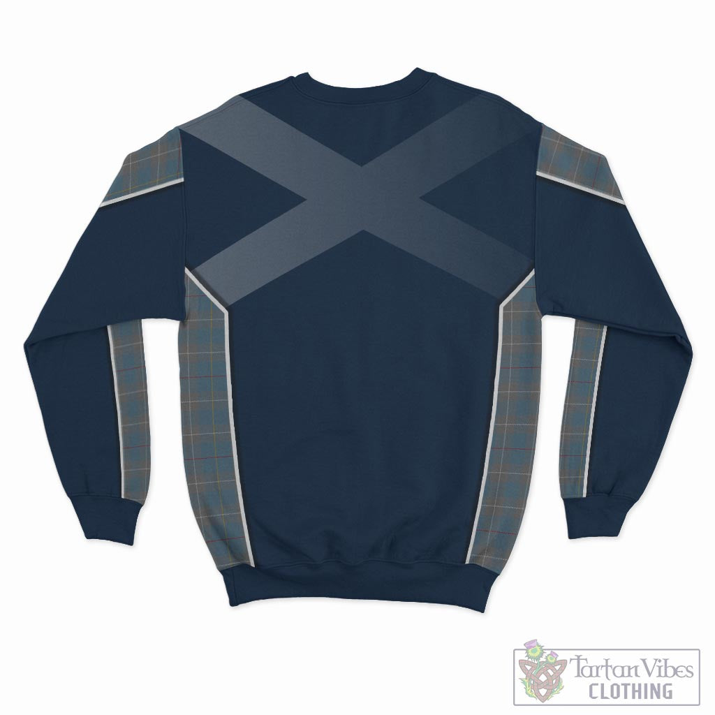 Tartan Vibes Clothing McKerrell of Hillhouse Dress Tartan Sweatshirt with Family Crest and Scottish Thistle Vibes Sport Style