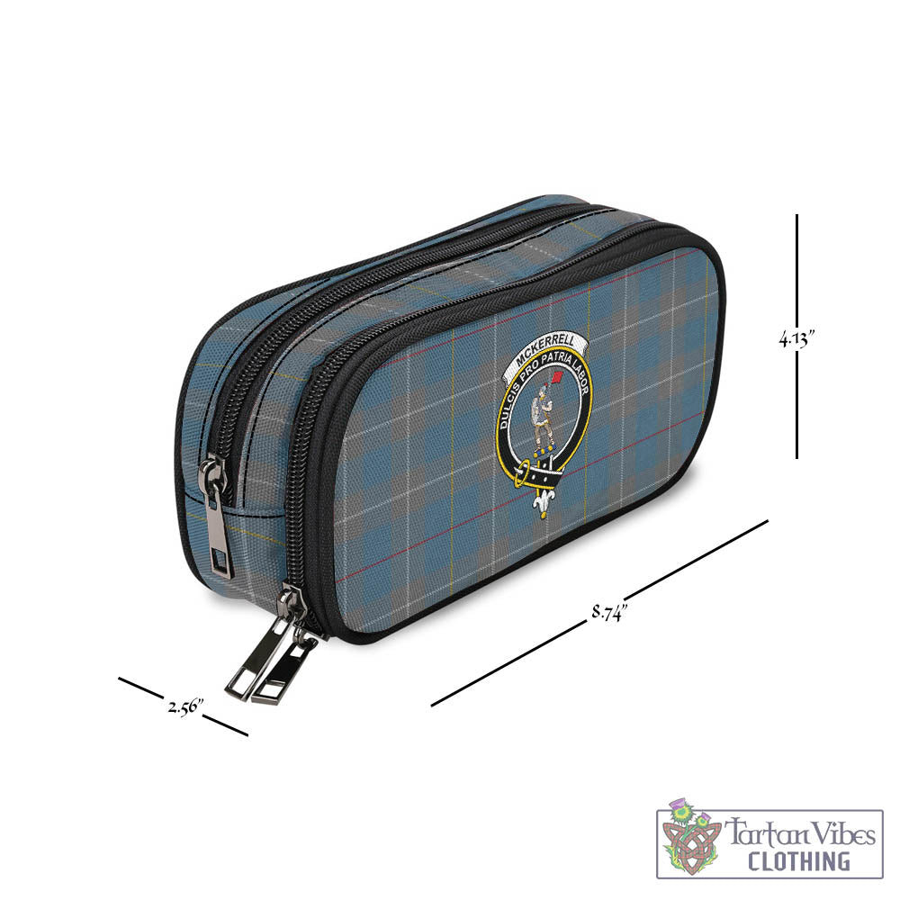 Tartan Vibes Clothing McKerrell of Hillhouse Dress Tartan Pen and Pencil Case with Family Crest