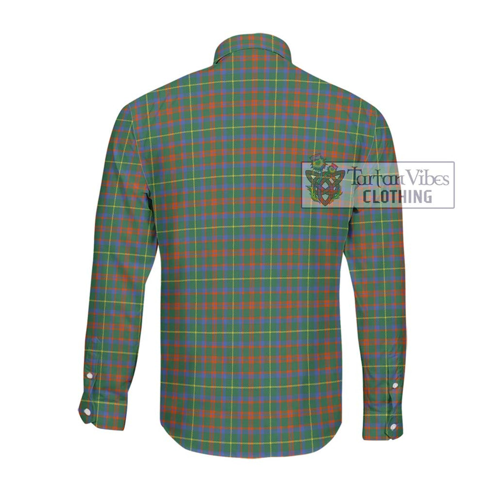 McKintosh Hunting Ancient Tartan Long Sleeve Button Shirt with Family Crest DNA In Me Style - Tartan Vibes Clothing