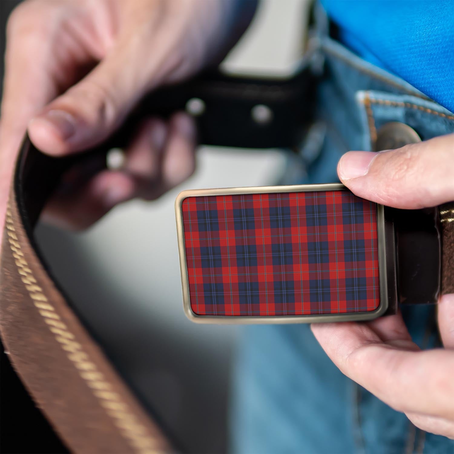 Tartan Vibes Clothing McKnight Tartan Belt Buckles