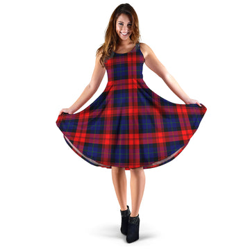 McLaughlin Tartan Sleeveless Midi Womens Dress