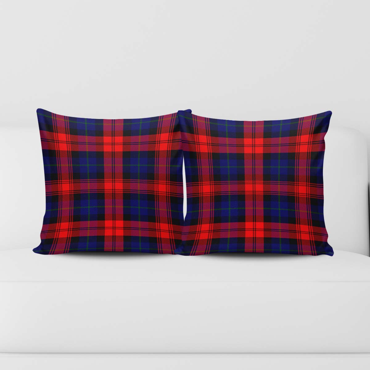 McLaughlin Tartan Pillow Cover Square Pillow Cover - Tartanvibesclothing