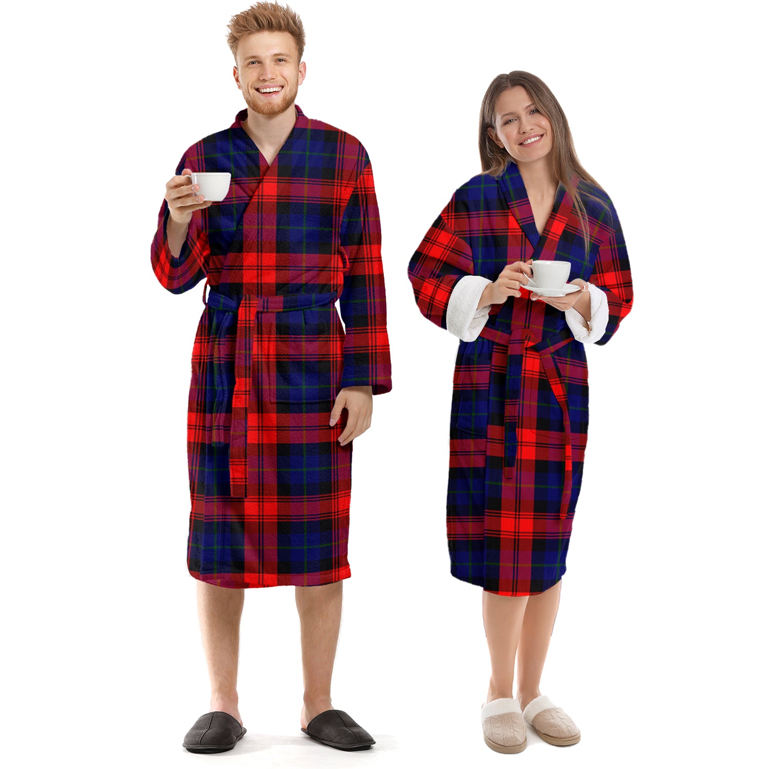 McLaughlin Tartan Bathrobe Unisex S - Tartan Vibes Clothing