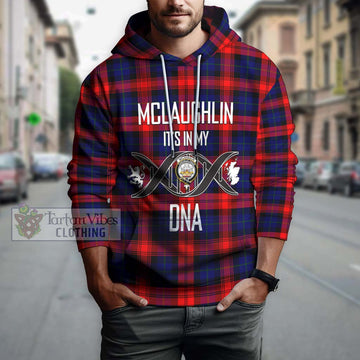 McLaughlin Tartan Hoodie with Family Crest DNA In Me Style