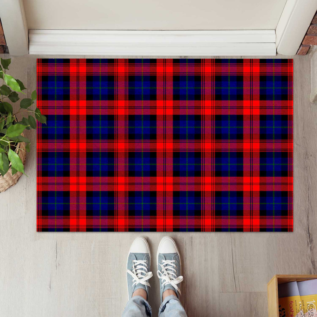 McLaughlin Tartan Rubber Doormat - Tartan Vibes Clothing