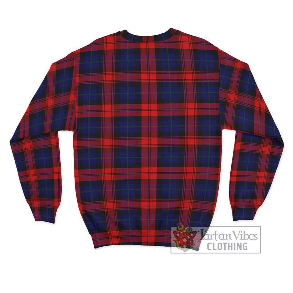 McLaughlin Tartan Sweatshirt with Family Crest DNA In Me Style - Tartanvibesclothing Shop