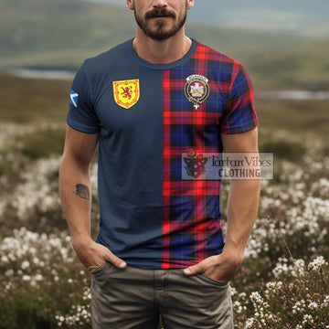 McLaughlin Tartan T-Shirt Alba with Scottish Lion Royal Arm Half Style