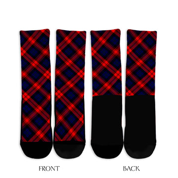 McLaughlin Tartan Crew Socks Cross Tartan Style