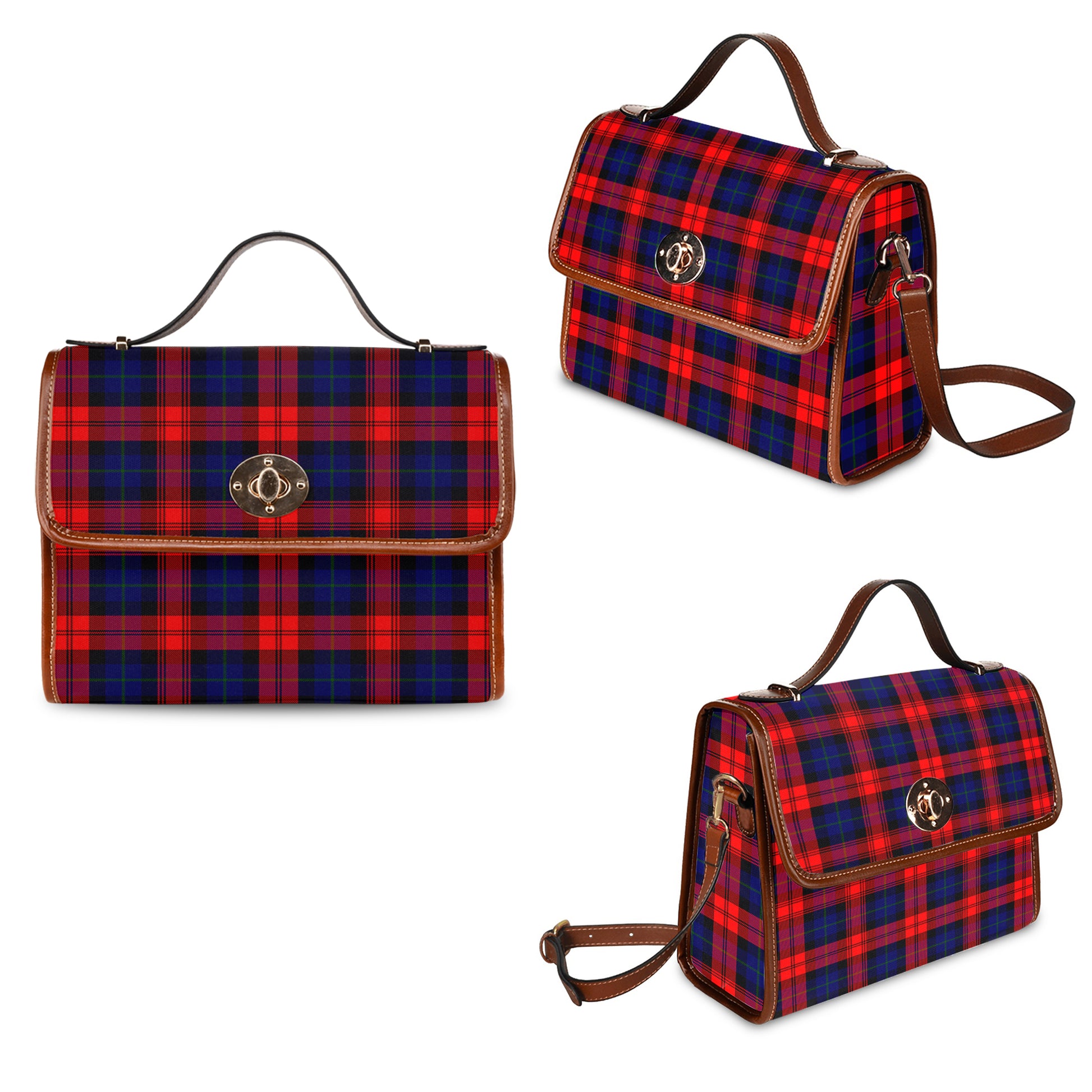 mclaughlin-tartan-leather-strap-waterproof-canvas-bag