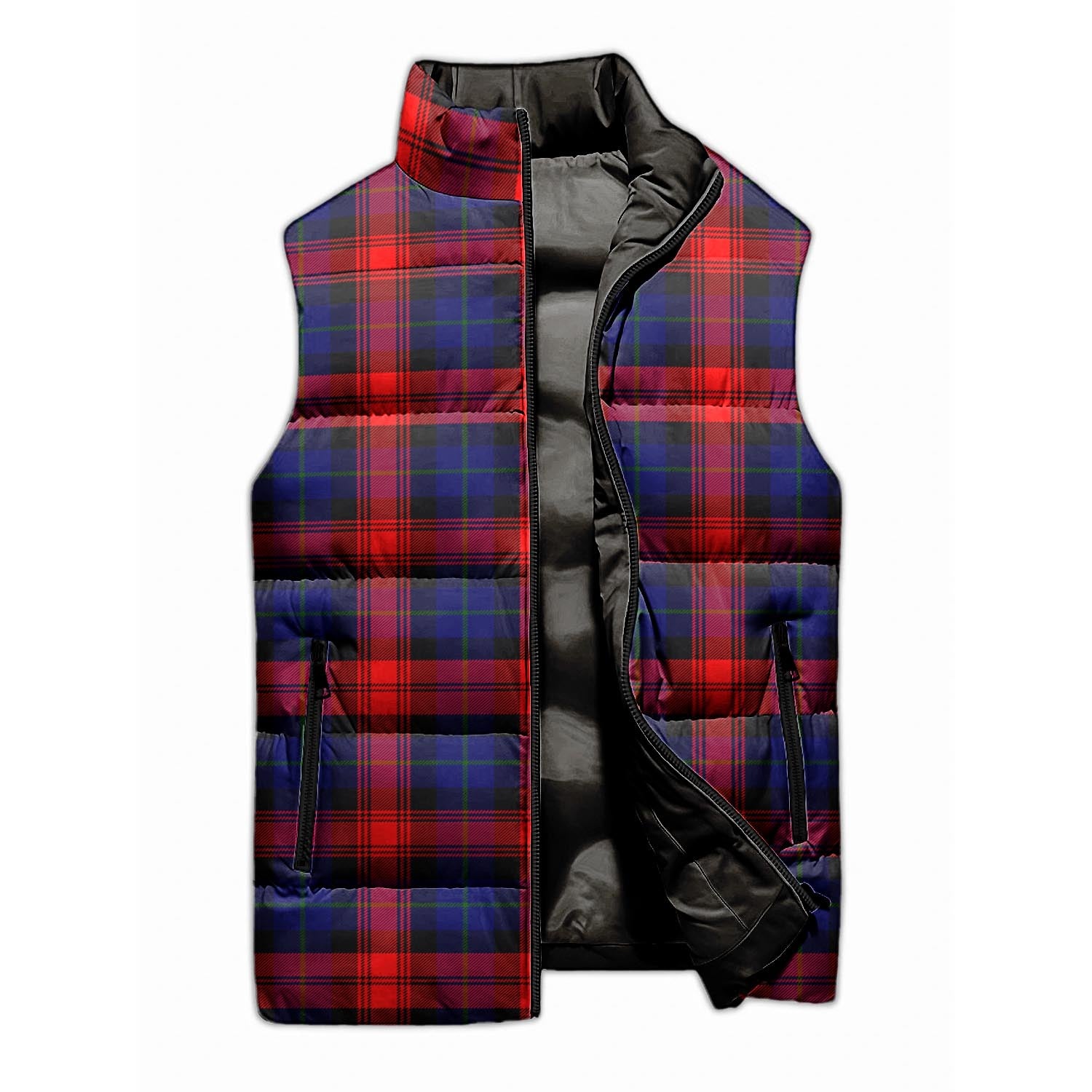 McLaughlin Tartan Sleeveless Puffer Jacket - Tartanvibesclothing