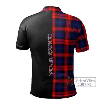 McLaughlin Tartan Polo Shirt with Family Crest and Half Of Me Style