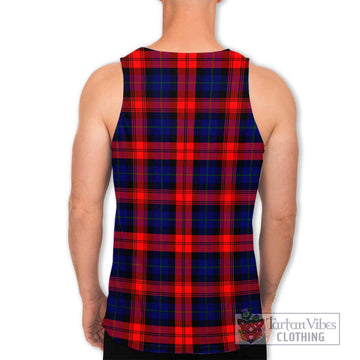 McLaughlin Tartan Men's Tank Top with Family Crest DNA In Me Style