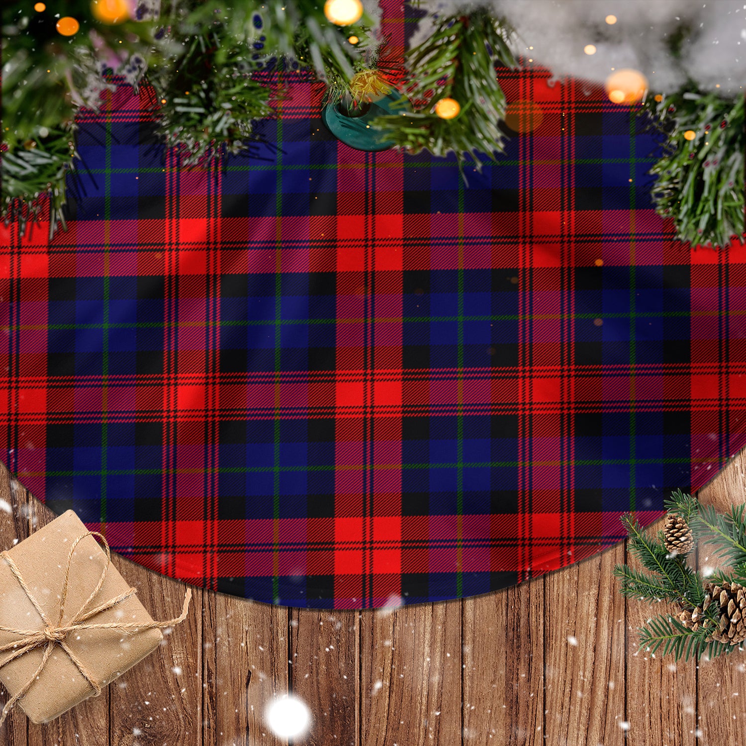 McLaughlin Tartan Christmas Tree Skirt - Tartanvibesclothing