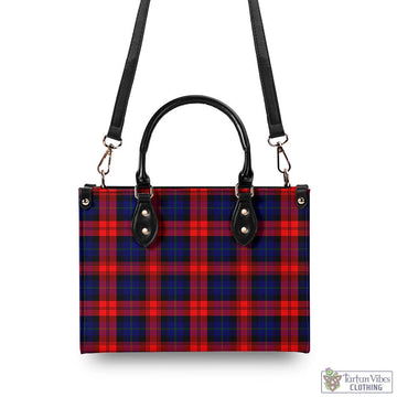 McLaughlin Tartan Luxury Leather Handbags - Tartan Vibes Clothing