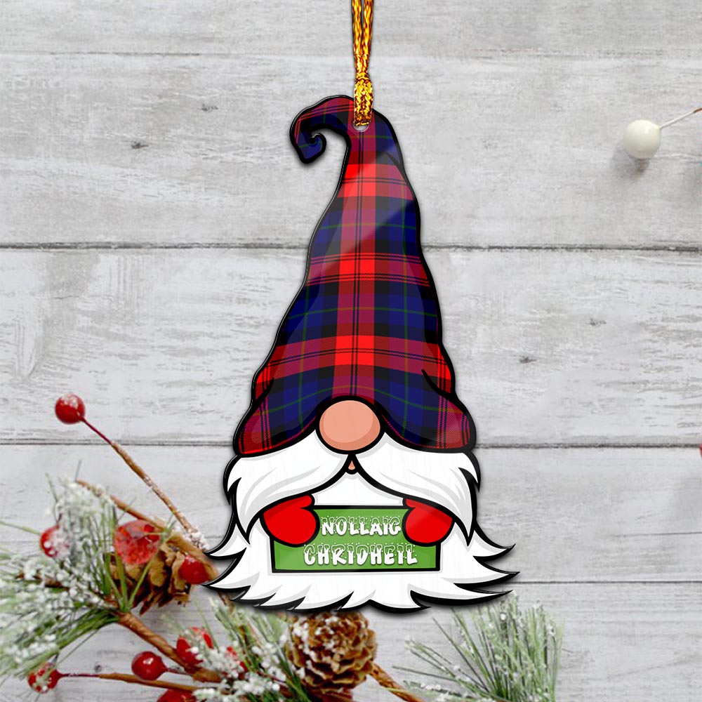 McLaughlin Gnome Christmas Ornament with His Tartan Christmas Hat - Tartan Vibes Clothing