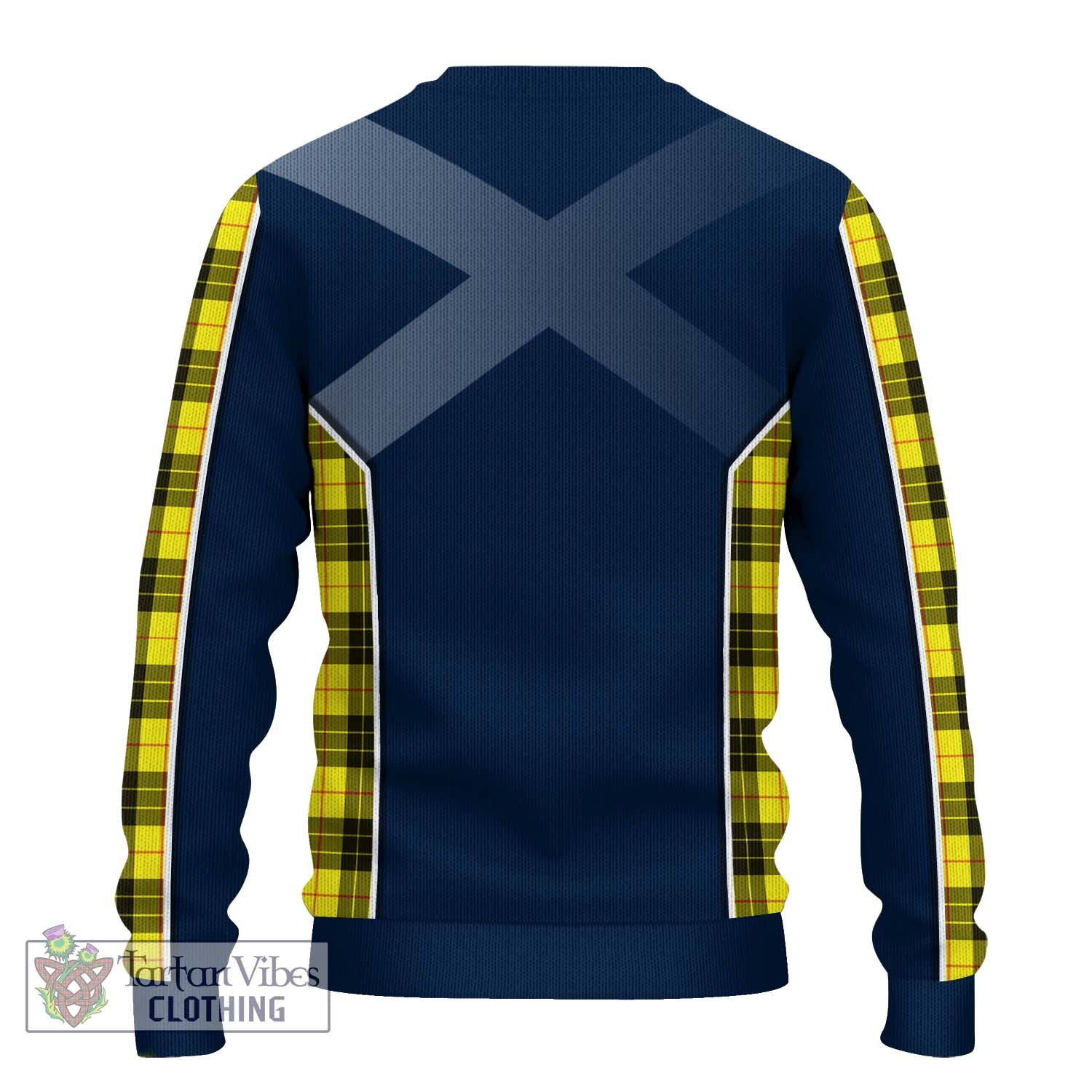 Tartan Vibes Clothing McLeod of Lewis Modern Tartan Knitted Sweater with Family Crest and Lion Rampant Vibes Sport Style