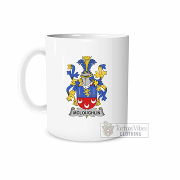 McLoughlin Irish Clan Coat of Arms Ceramic Mug