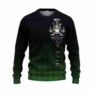 McLysacht Irish Clan Knitted Sweater with Coat of Arms Erin Go Bragh Celtic Inspired Unisex - Tartan Vibes Clothing