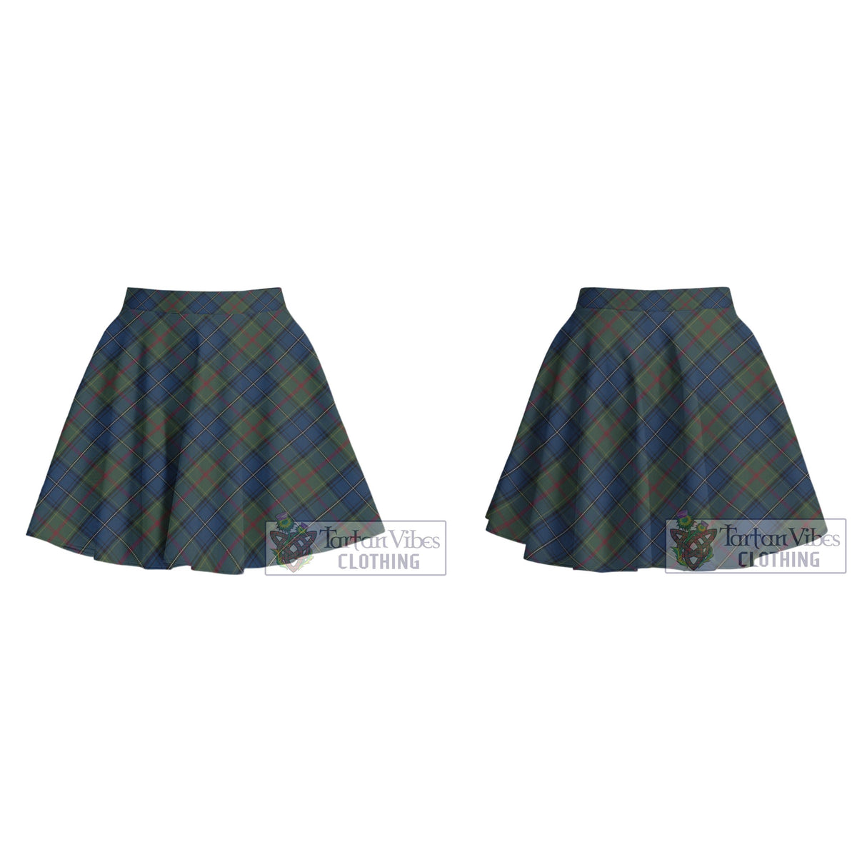 McMeeken Tartan Women's Plated Mini Skirt Cross Style - Tartan Vibes Clothing