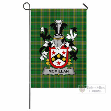 McMillan Irish Clan Tartan Flag with Coat of Arms