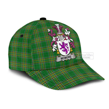 McMore Irish Clan Tartan Classic Cap with Coat of Arms