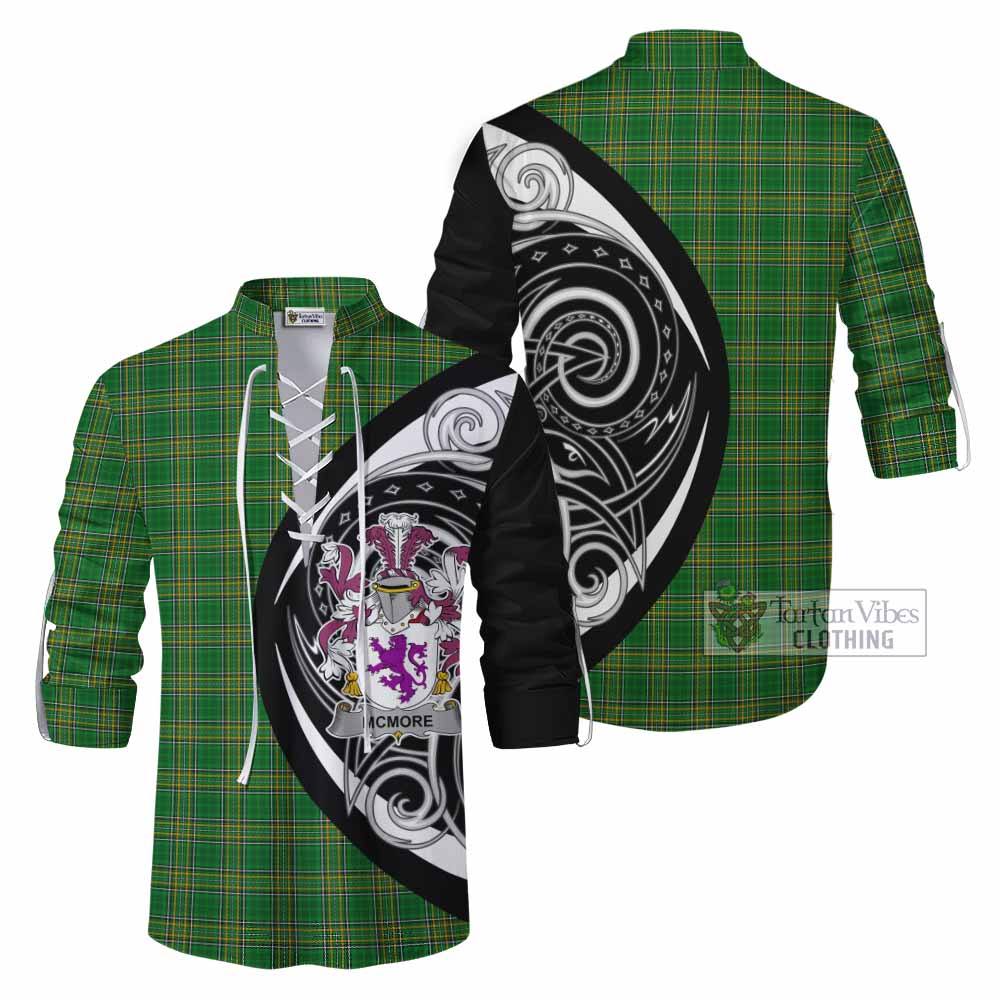 McMore Irish Clan Ghillie Kilt Shirt Celtic Circle Style - Tartan Vibes Clothing