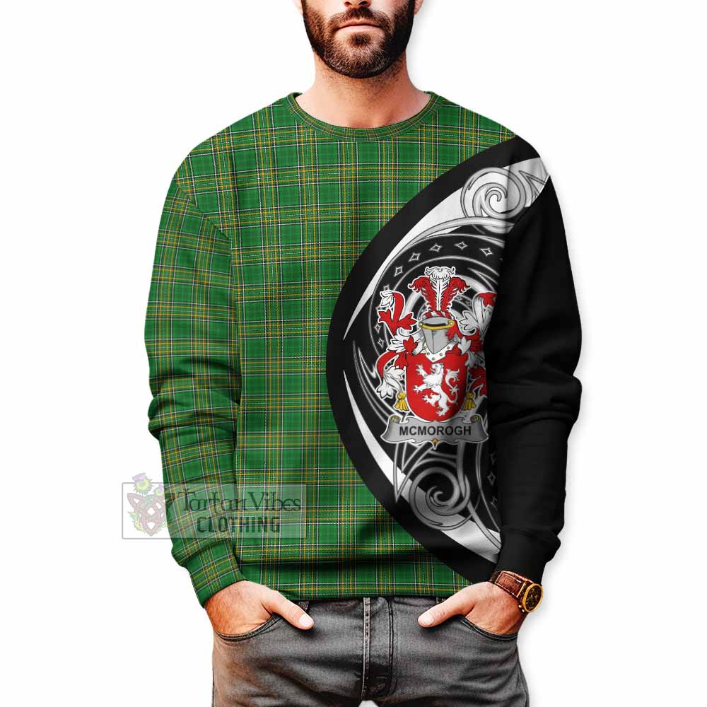 McMorogh Irish Clan Sweatshirt Celtic Circle Style - Tartan Vibes Clothing