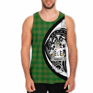 McNally Irish Clan Men's Tank Top Celtic Circle Style Men - Tartan Vibes Clothing