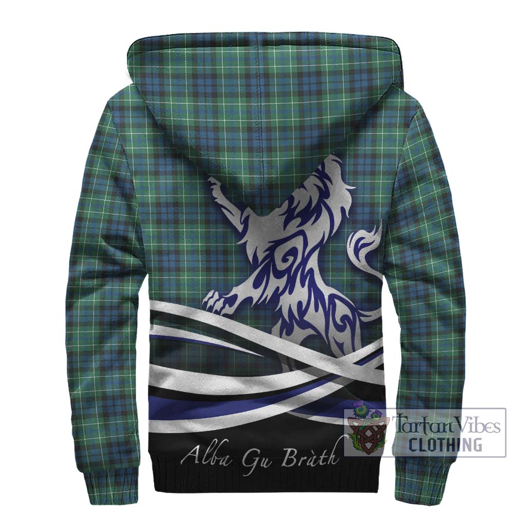 Tartan Vibes Clothing McNeil of Colonsay Ancient Tartan Sherpa Hoodie with Alba Gu Brath Regal Lion Emblem