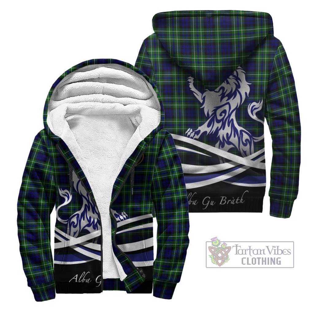 Tartan Vibes Clothing McNeil of Colonsay Modern Tartan Sherpa Hoodie with Alba Gu Brath Regal Lion Emblem