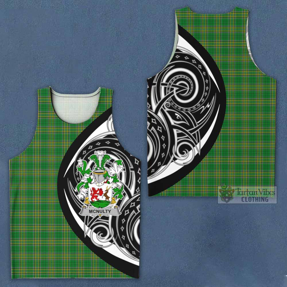 McNulty Irish Clan Men's Tank Top Celtic Circle Style - Tartan Vibes Clothing