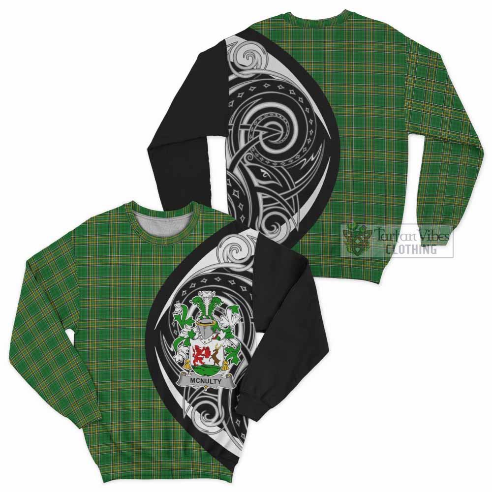 McNulty Irish Clan Sweatshirt Celtic Circle Style - Tartan Vibes Clothing