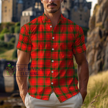 McQuary Modern Tartan Cotton Hawaiian Shirt