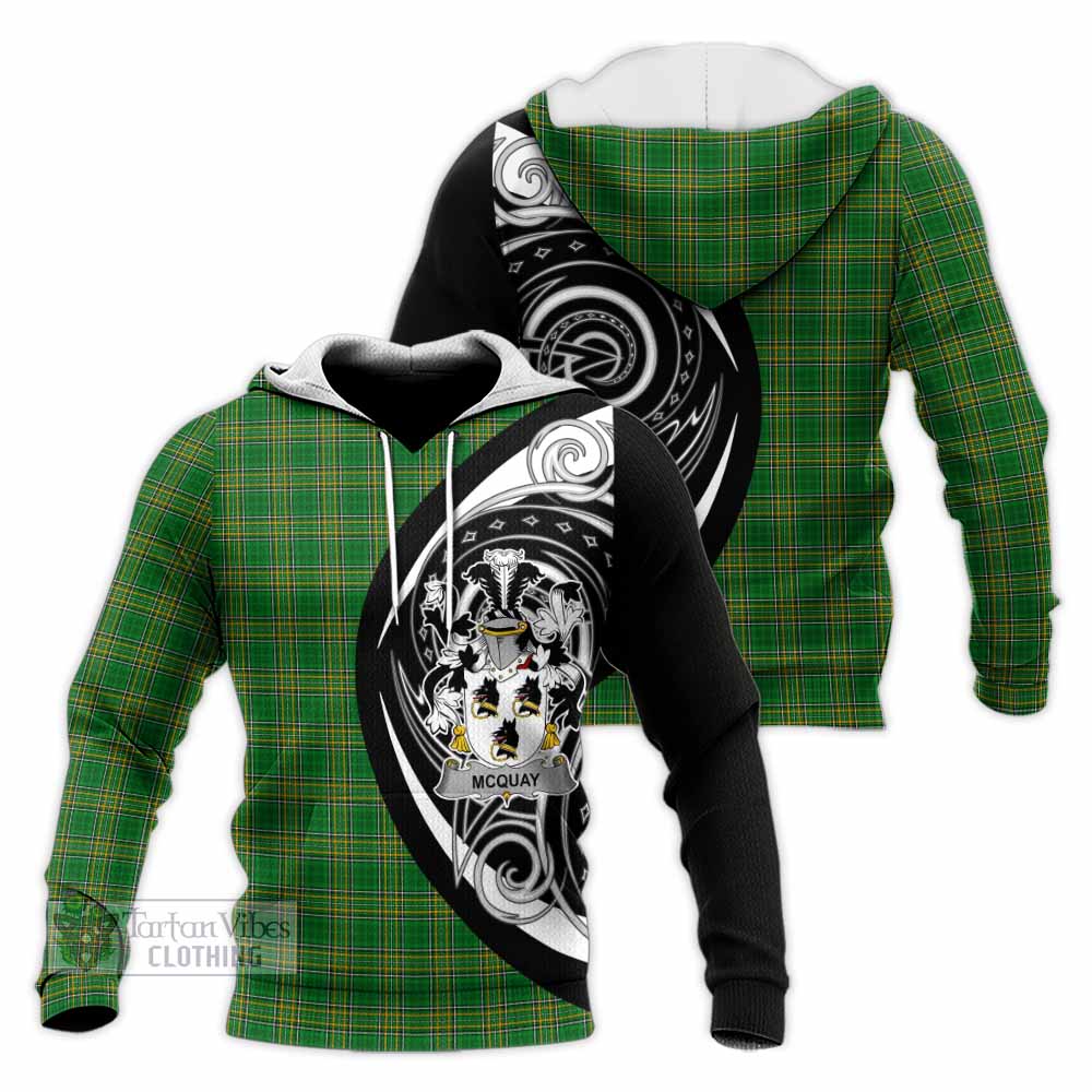 McQuay Irish Clan Knitted Hoodie Celtic Circle Style - Tartan Vibes Clothing