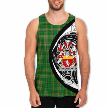 McQuillan Irish Clan Men's Tank Top Celtic Circle Style Men - Tartan Vibes Clothing