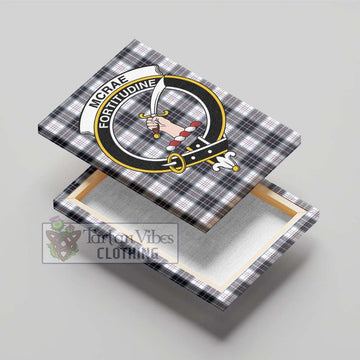 McRae Dress Modern Tartan Canvas Print Wall Art with Family Crest