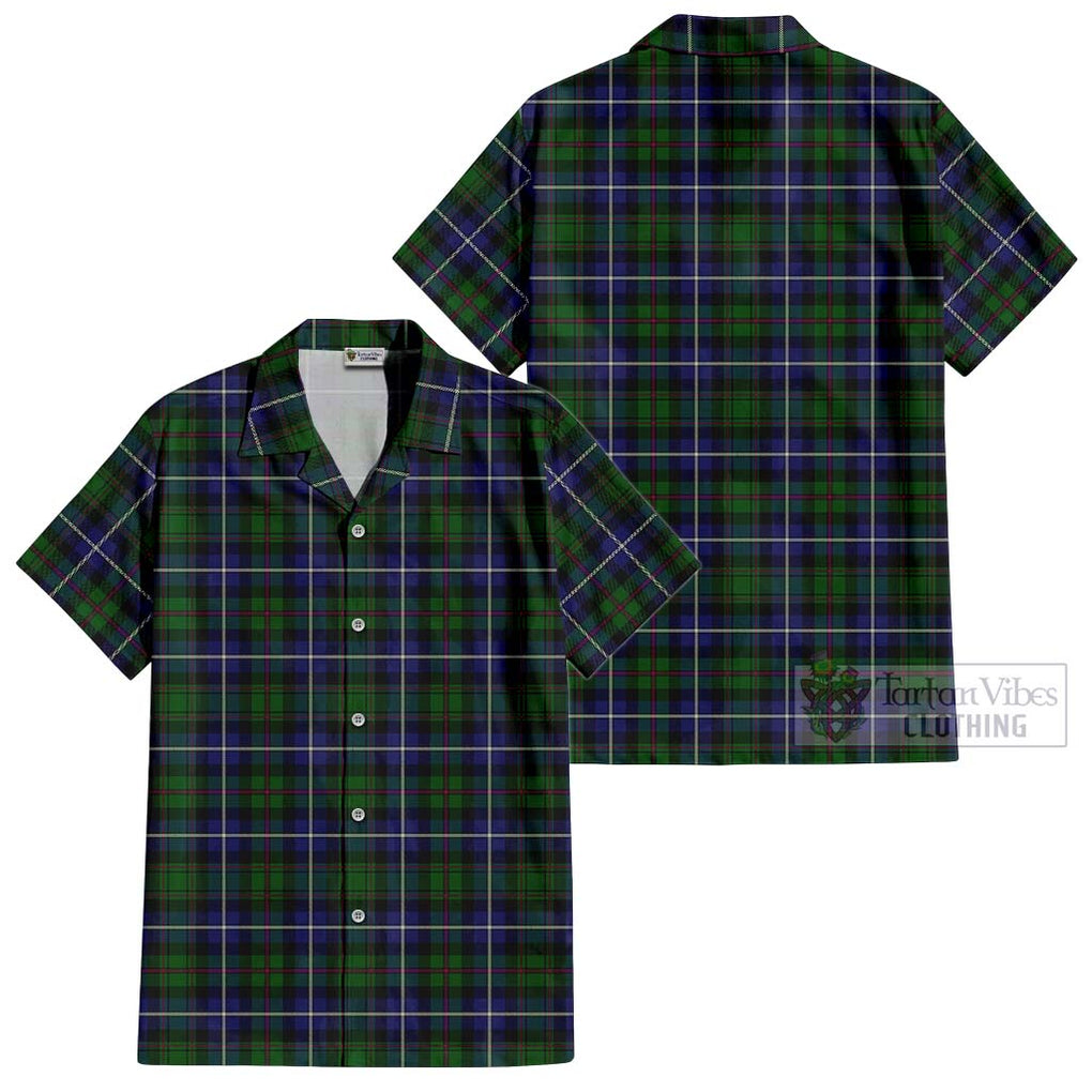 McRow Hunting Tartan Cotton Hawaiian Shirt Kid - Tartanvibesclothing Shop