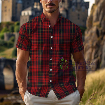 McSwan Tartan Cotton Hawaiian Shirt