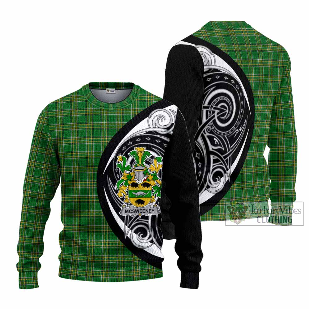 McSweeney Irish Clan Knitted Sweater Celtic Circle Style - Tartan Vibes Clothing