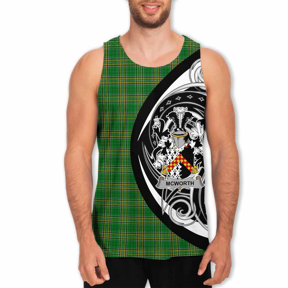 McWorth Irish Clan Men's Tank Top Celtic Circle Style Men - Tartan Vibes Clothing
