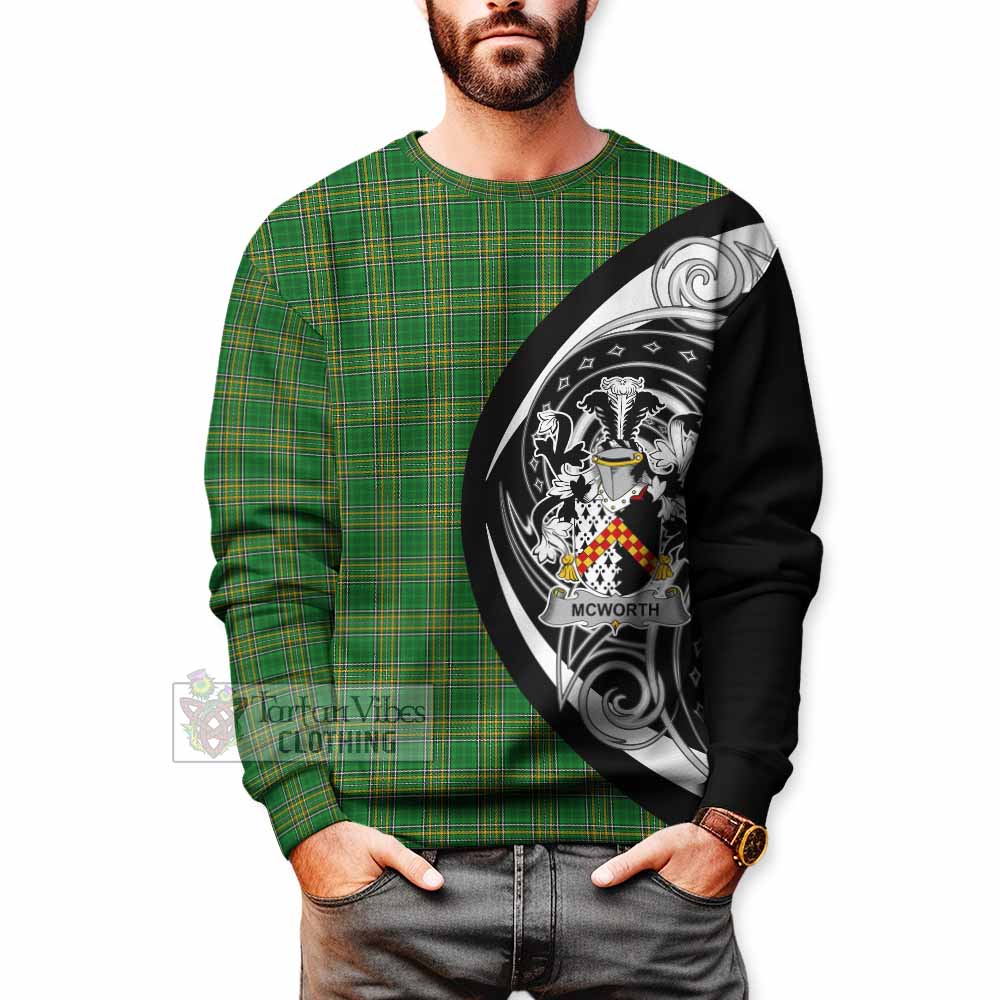 McWorth Irish Clan Sweatshirt Celtic Circle Style - Tartan Vibes Clothing