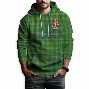 Meara Irish Clan Tartan Hoodie with Coat of Arms