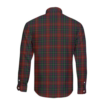 Meath County Ireland Tartan Long Sleeve Button Up Shirt - Tartan Vibes Clothing