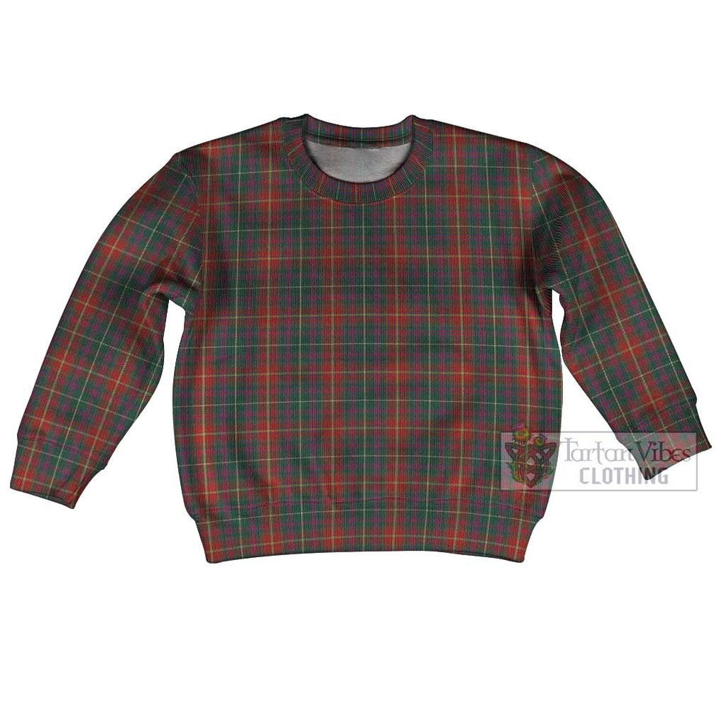 Tartan Vibes Clothing Meath County Ireland Tartan Kid Ugly Sweater