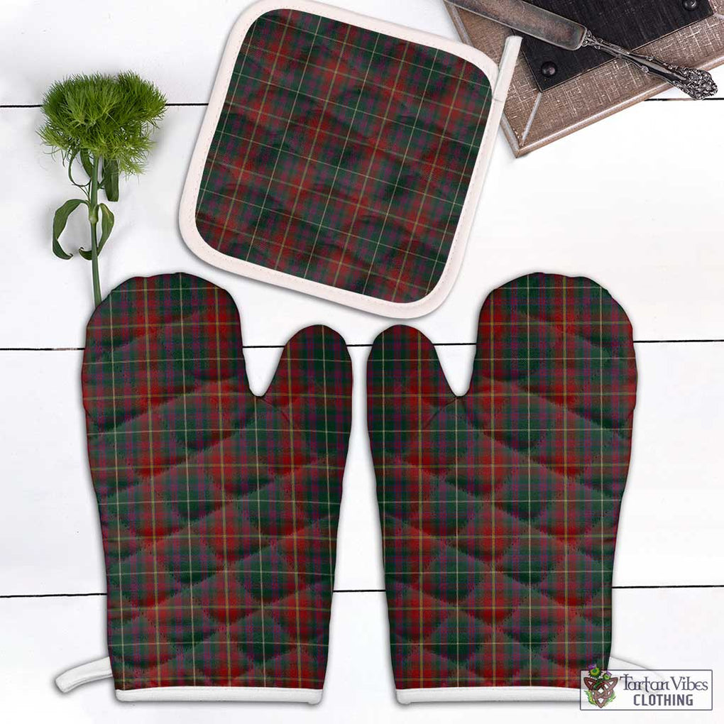 Meath County Ireland Tartan Combo Oven Mitt & Pot-Holder Combo 1 Oven Mitt & 1 Pot-Holder White - Tartan Vibes Clothing