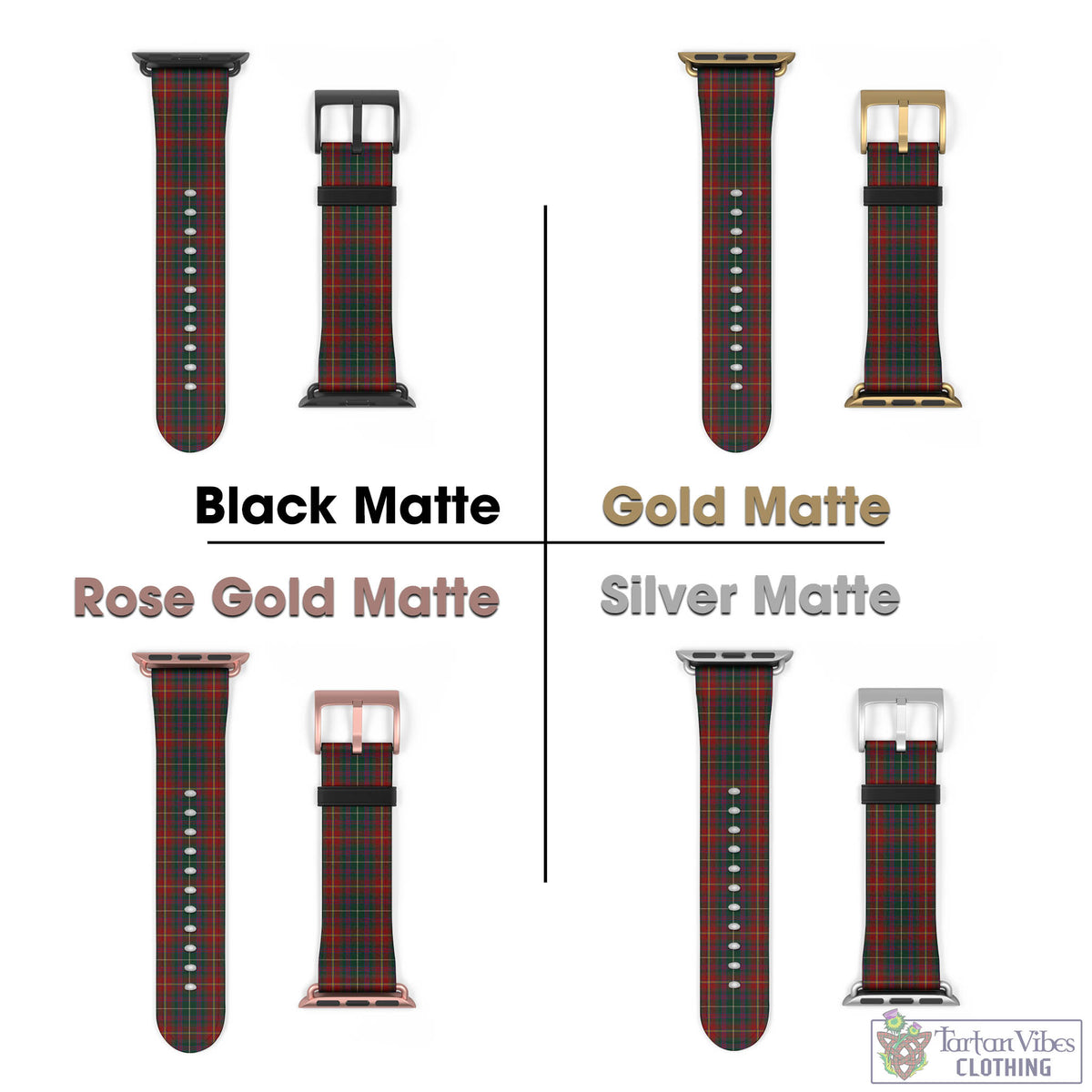 Meath County Ireland Tartan Watch Band 42 - 45 mm - Tartan Vibes Clothing