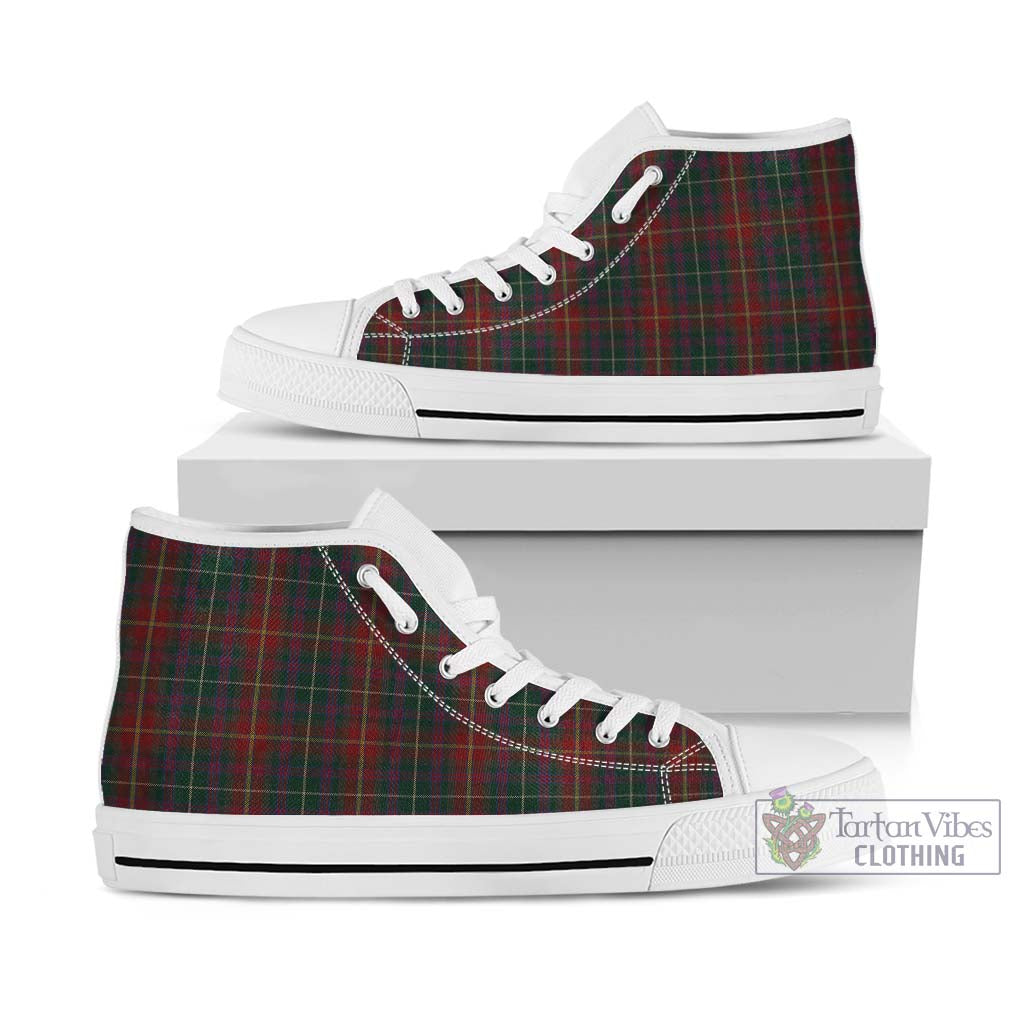 Tartan Vibes Clothing Meath County Ireland Tartan High Top Shoes